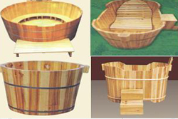 Bồn ngâm bằng gỗ T- China
